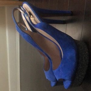 Glamorous ROYAL BLUE  suede finish shoe